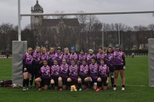 Photo de l'équipe des féminines de moins de 18 ans à XV de Franche Comté